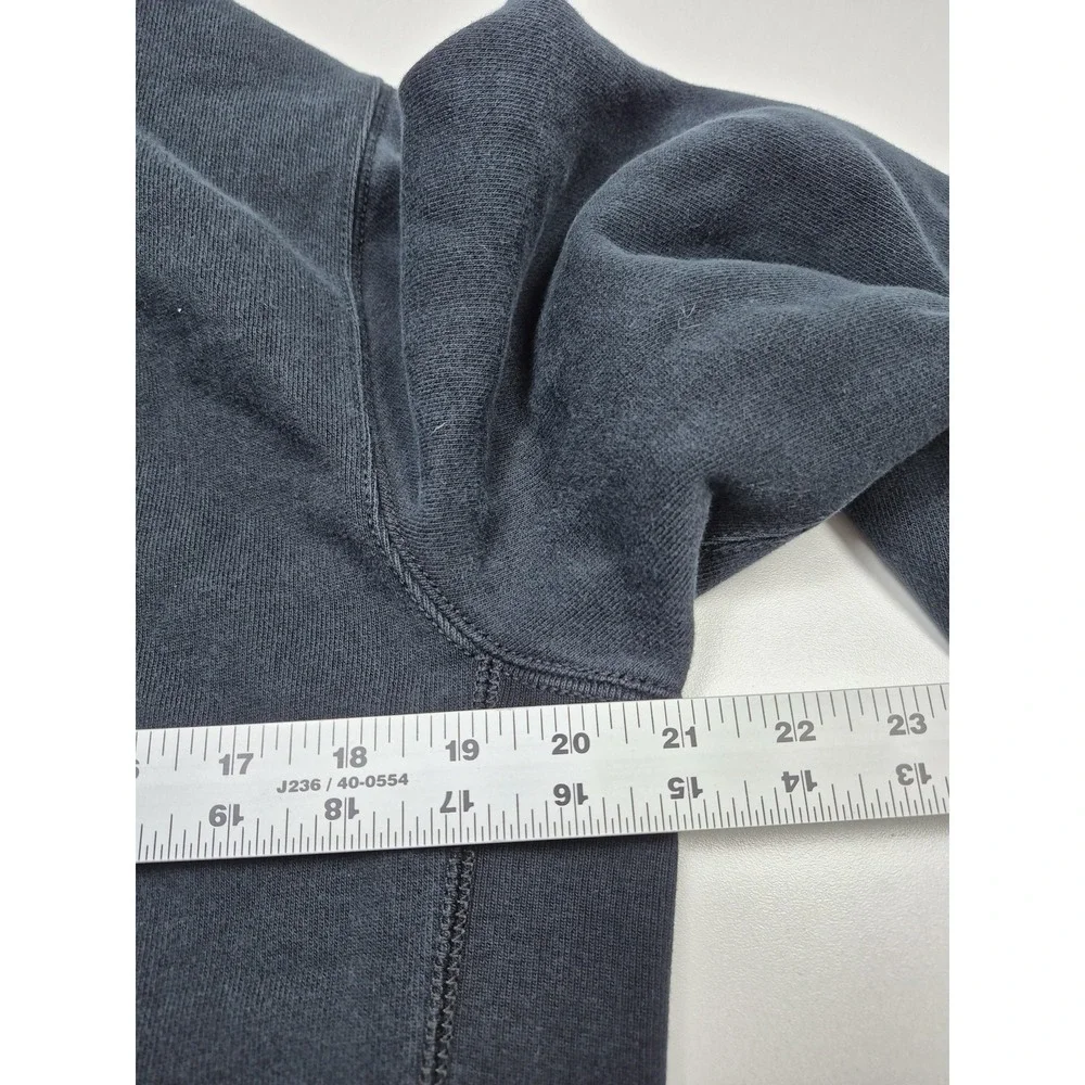 Polo Ralph Lauren Hoodie Mens M Blue Fleece Full Zip Waffle Hood Pony Logo
